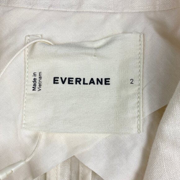 NWT Everlane The Linen Double Breasted Blazer Women's Size 2 - Picture 11 of 16